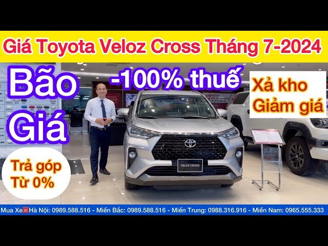 Hướng dẫn quy trình mua xe Toyota Veloz Cross 2024 trả thẳng và trả góp