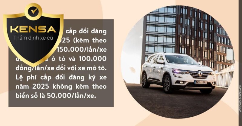 Phân tích chi tiết các khoản chi phí khi sang tên xe ô tô